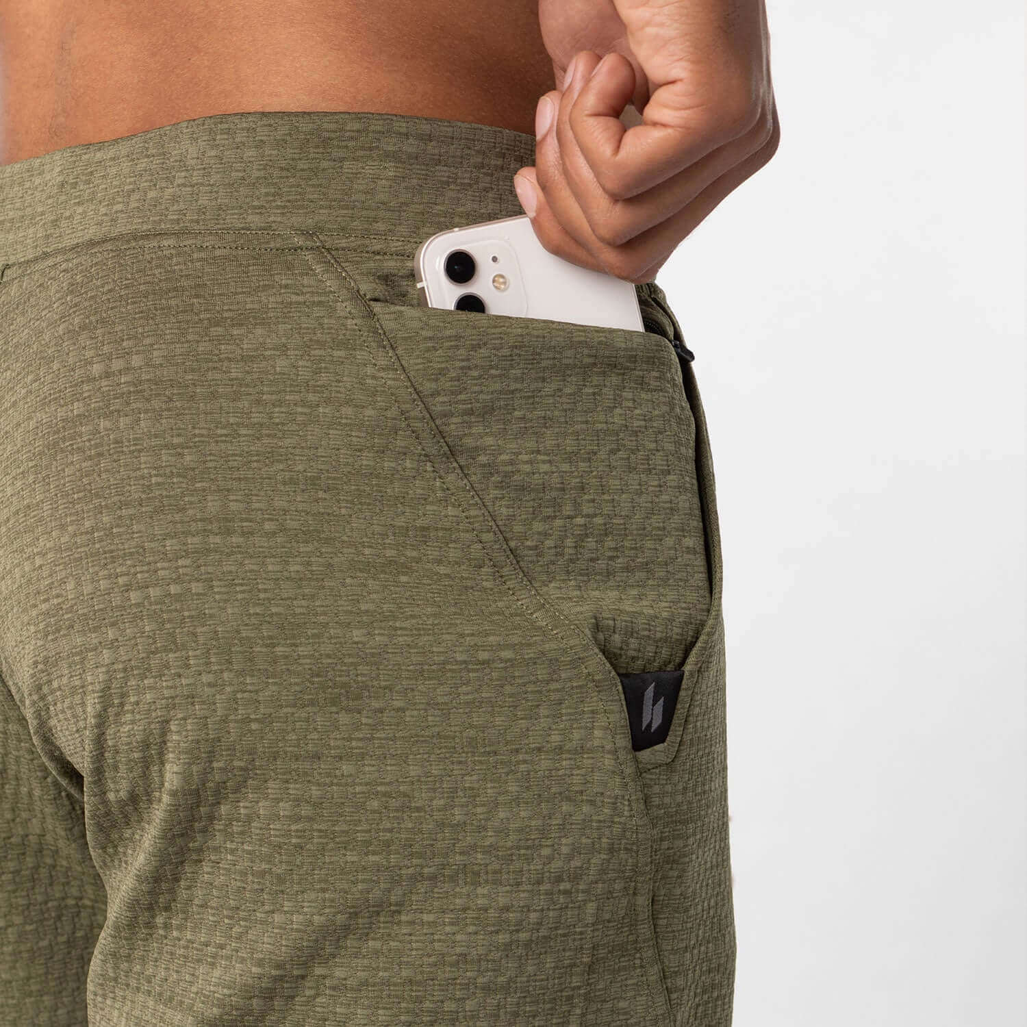 Recline Short Heather Olive | HYLETE